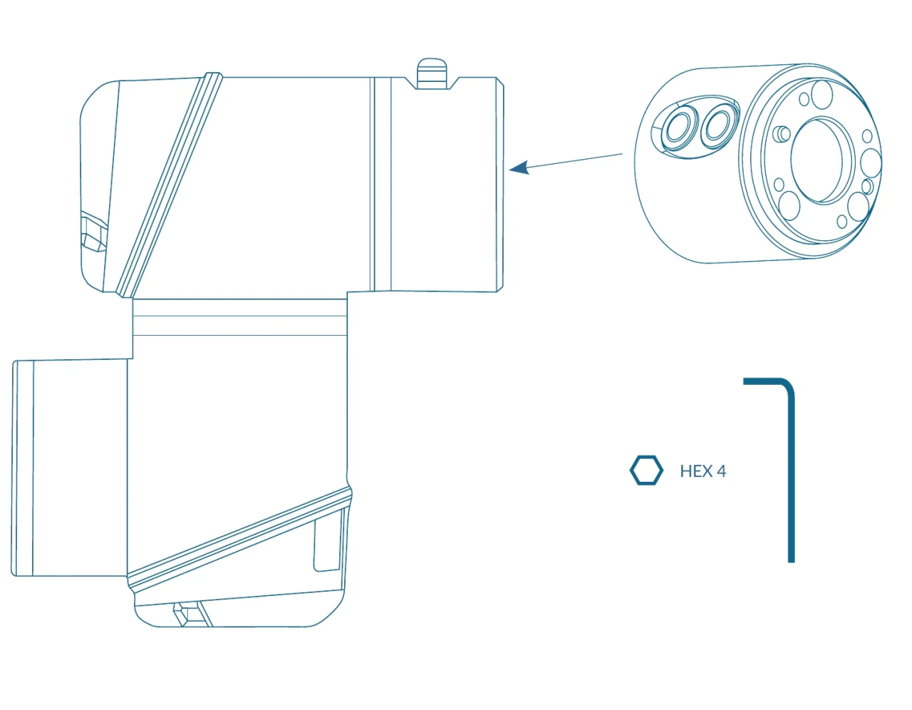 Mounting the flange